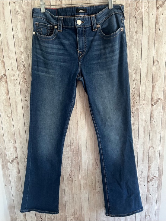 True Religion Denim - True Religion Becca Mid Rise Blue Bootcut Jeans Western Size 33